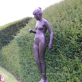 garden home decor metal craft life size lady nude garden statues